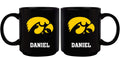 11oz Black Personalized Ceramic Mug | Iowa University COL, CurrentProduct, Custom Drinkware, Drinkware_category_All, Gift Ideas, IOW, Iowa Hawkeyes, Personalization, Personalized_Personalized 194207389027 $20.11