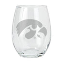 15oz Etched Stemless Tumbler | Iowa Hawkeyes COL, CurrentProduct, Drinkware_category_All, IOW, Iowa Hawkeyes 194207264843 $12.49