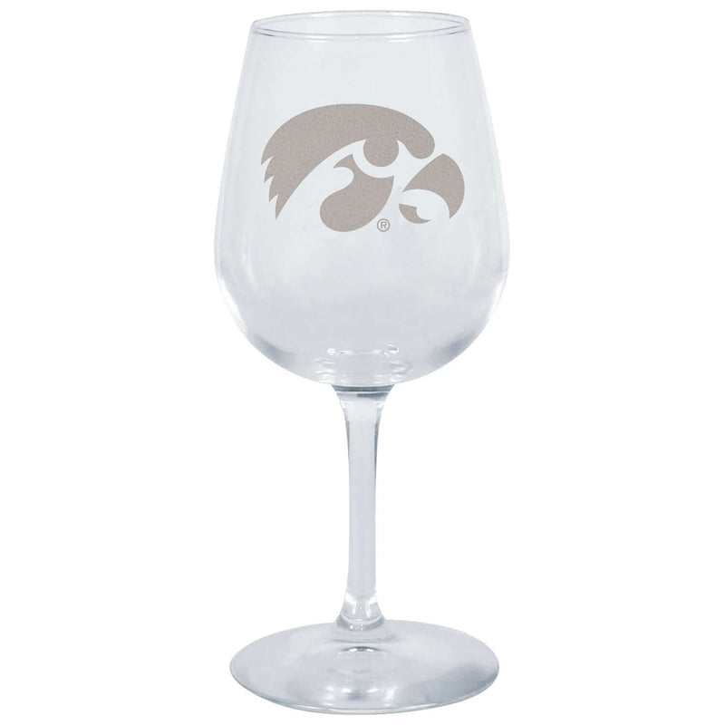 12.75oz Stemmed Wine Glass | Iowa Hawkeyes COL, CurrentProduct, Drinkware_category_All, IOW, Iowa Hawkeyes  $13.99