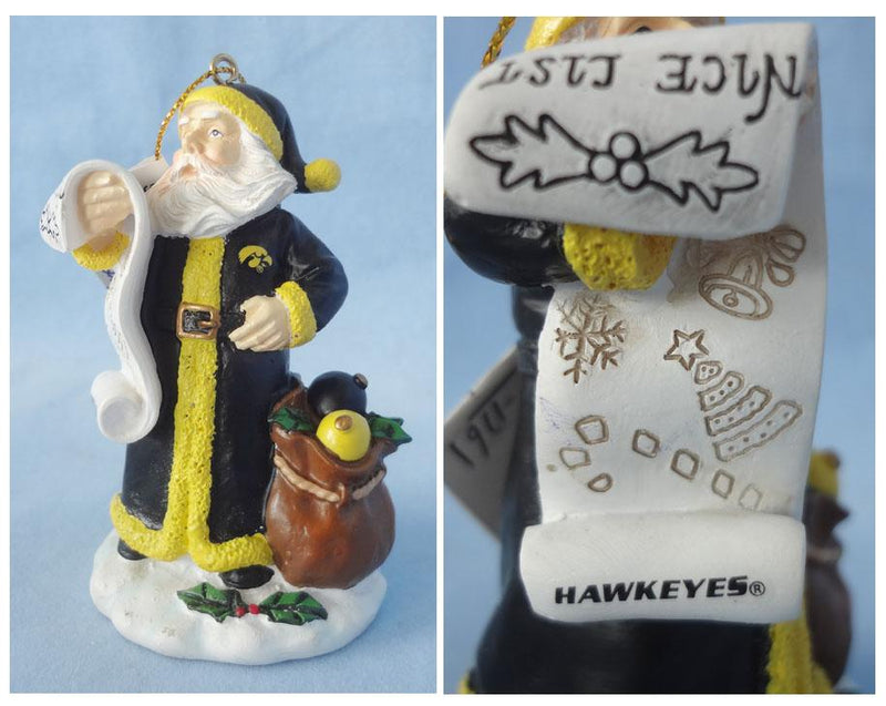 2015 Naughty Nice List Santa Ornament | Iowa University
COL, IOW, Iowa Hawkeyes, OldProduct
The Memory Company