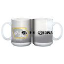 15OZ MUG WHT SOM UNIV OF IOWA COL, IOW, Iowa Hawkeyes, OldProduct 888966404656 $14