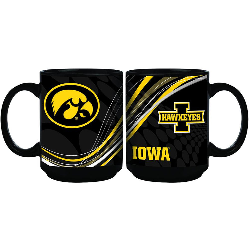 15oz Dynamic Style Mug | Iowa COL, CurrentProduct, Drinkware_category_All, IOW, Iowa Hawkeyes 888966592278 $12