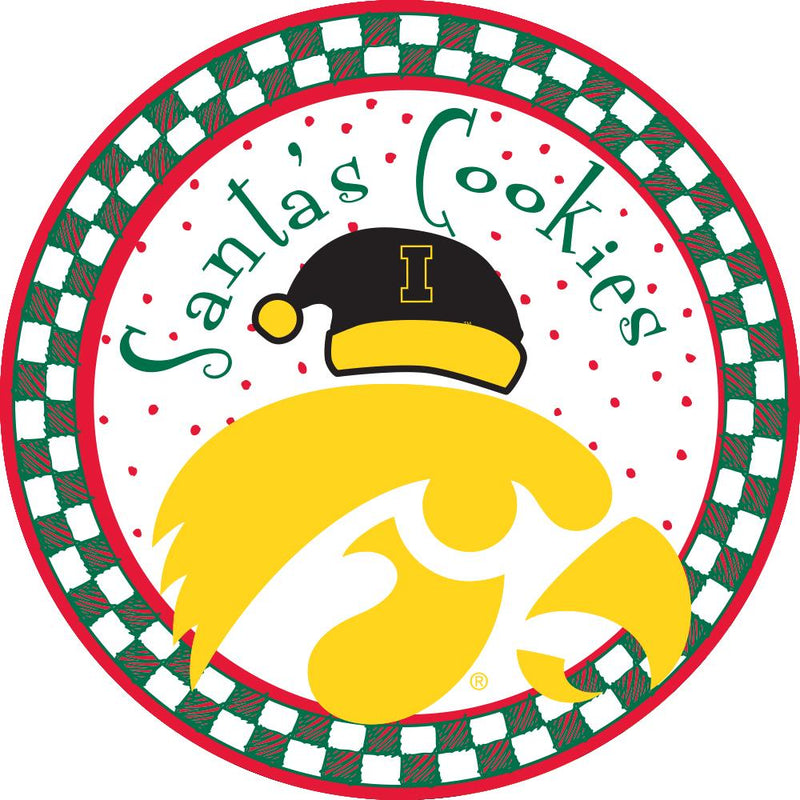Santa Ceramic Cookie Plate | Iowa University
COL, CurrentProduct, Holiday_category_All, Holiday_category_Christmas-Dishware, IOW, Iowa Hawkeyes
The Memory Company