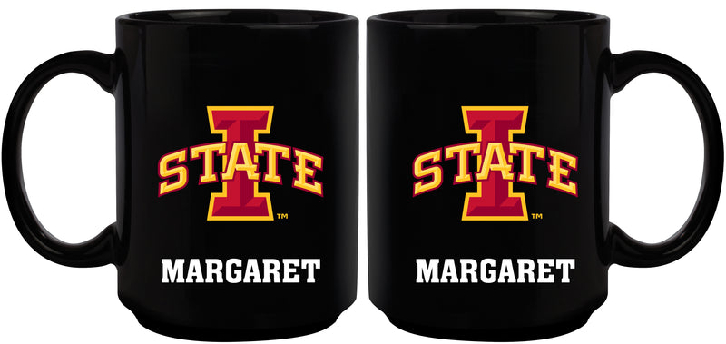 15oz. Black Personalized Ceramic Mug- Iowa State
COL, CurrentProduct, Drinkware_category_All, Engraved, Iowa State Cyclones, IWS, Personalized_Personalized
The Memory Company