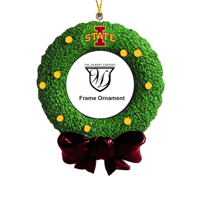 Wreath Frame Ornament | Iowa St
COL, Iowa State Cyclones, IWS, OldProduct
The Memory Company