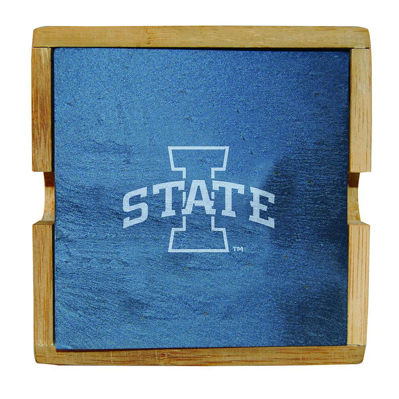 Slate Sq Coaster Set  IOWA ST
COL, CurrentProduct, Home&Office_category_All, Iowa State Cyclones, IWS
The Memory Company