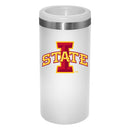 12oz White Slim Can Holder | Iowa State Cyclones