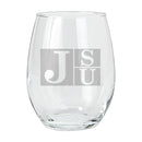 15oz Etched Stemless Tumbler | Jackson State Tigers COL, CurrentProduct, Drinkware_category_All, Jackson State Tigers, JKS  $12.49