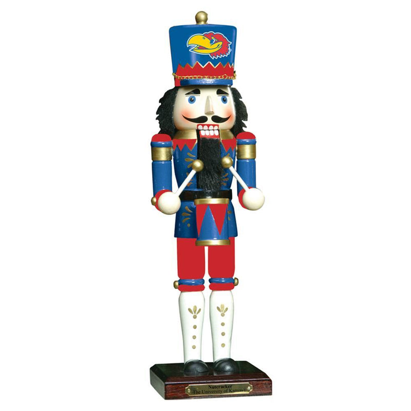 14in Nutcracker | Kansas Jayhawks COL, Holiday_category_All, KAN, Kansas Jayhawks, OldProduct 687746452470 $30