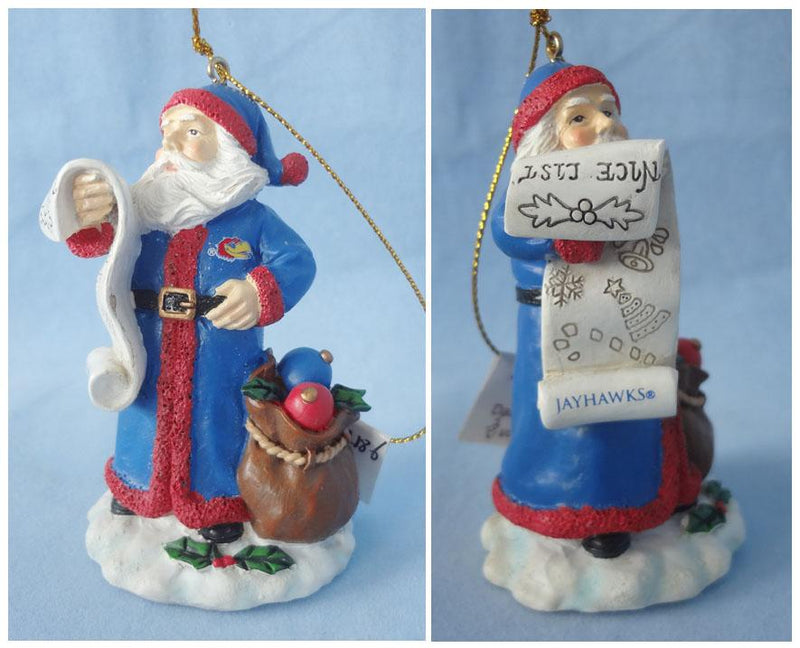 2015 Naughty Nice List Santa Ornament | Kansas Jayhawks
COL, KAN, Kansas Jayhawks, OldProduct
The Memory Company