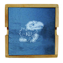 Slate Sq Coaster Set  UNIV OF KANSAS
COL, CurrentProduct, Home&Office_category_All, KAN, Kansas Jayhawks
The Memory Company