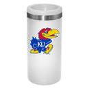 12oz White Slim Can Holder | Kansas Jayhawks