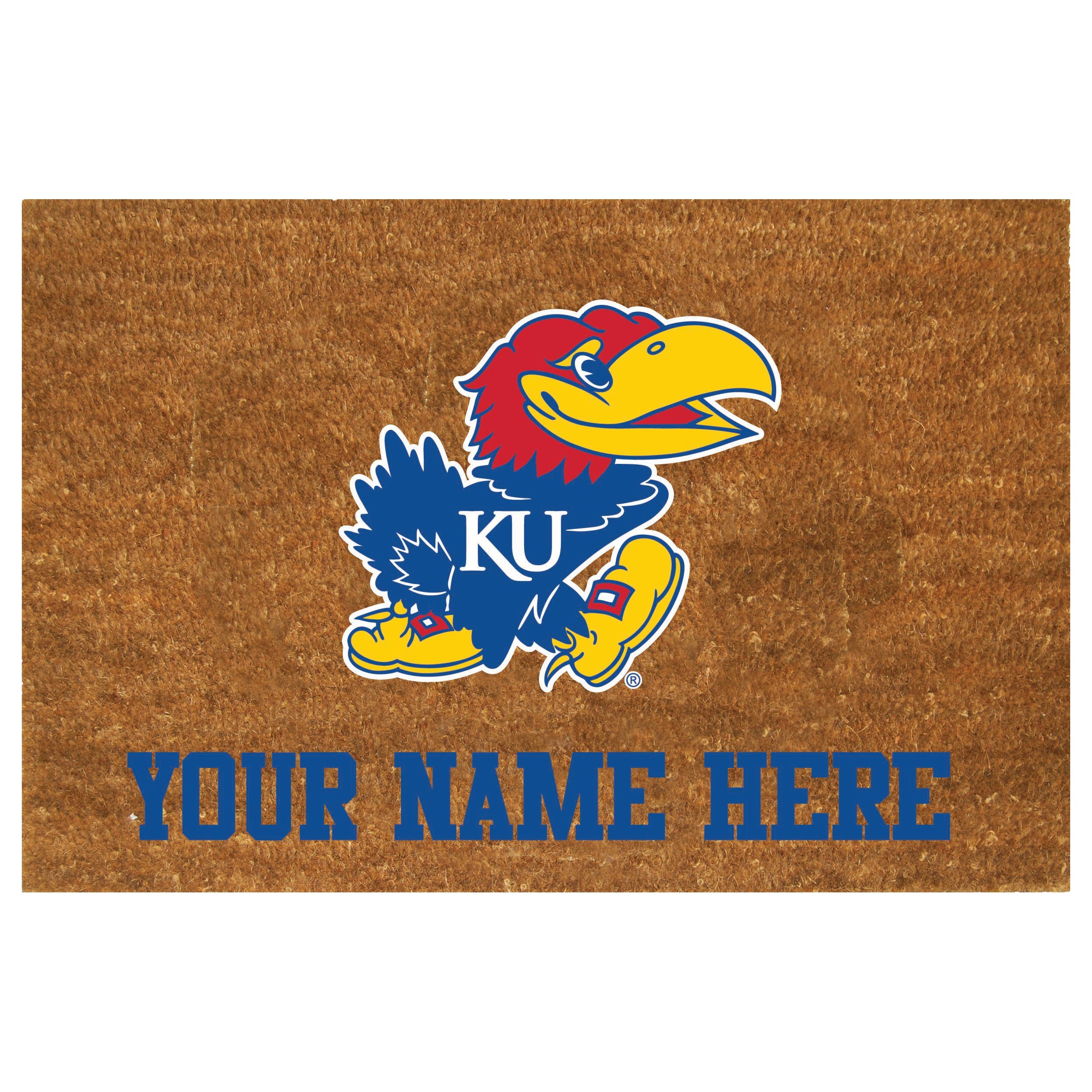 Personalized Doormat | Kansas Jayhawks