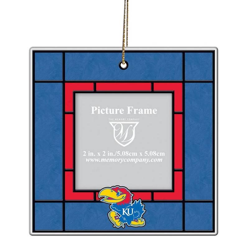 Art Glass Frame Ornament | Kansas University
COL, KAN, Kansas Jayhawks, OldProduct
The Memory Company
