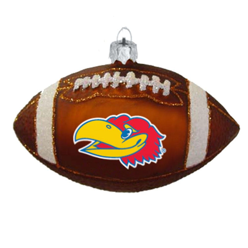 Blown Glass Football Ornament | Kansas University
COL, KAN, Kansas Jayhawks, OldProduct
The Memory Company