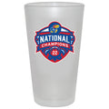 17oz Frosted Mixing Glass | Kansas Jayhawks Men's Basketball National Champions 2022
