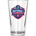 17oz Mixing Glass | Kansas Jayhawks Men's Basketball National Champions 2022