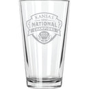 17oz Etched Mixing Glass | Kansas Jayhawks Men's Basketball National Champions 2022
