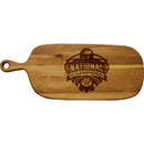 Acacia Paddle Cutting and Serving Board | Kansas Jayhawks Men's Basketball National Champions 2022