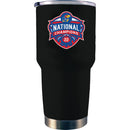 30oz Black Stainless Steel Tumbler | Kansas Jayhawks Men's Basketball National Champions 2022