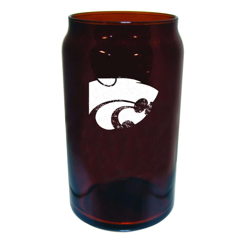 12oz Retro Dec Amber Can KN St COL, Kansas State Wildcats, KAS, OldProduct  $12