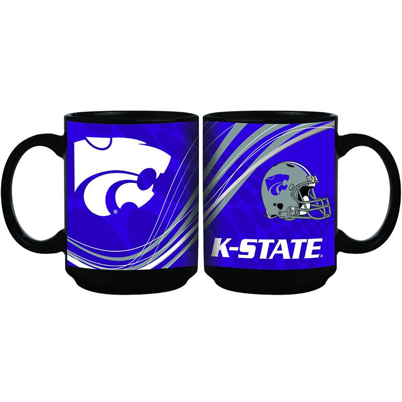 15oz Dynamic Style Mug | Kansas St COL, CurrentProduct, Drinkware_category_All, Kansas State Wildcats, KAS 888966592339 $12