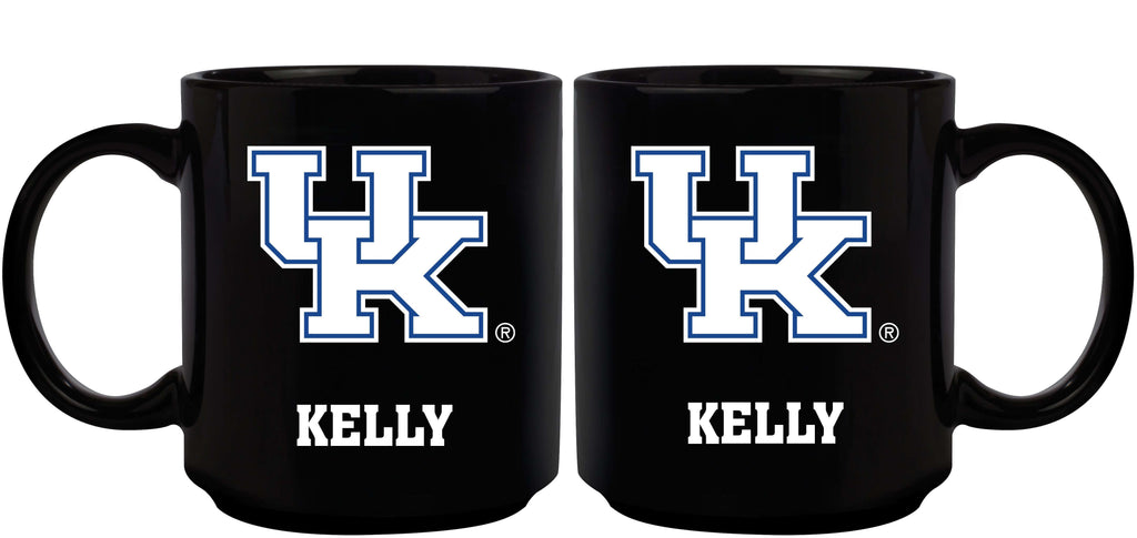 11oz Black Personalized Ceramic Mug - Kentucky COL, CurrentProduct, Custom Drinkware, Drinkware_category_All, Gift Ideas, Kentucky Wildcats, KY, Personalization, Personalized_Personalized 194207388822 $20.11