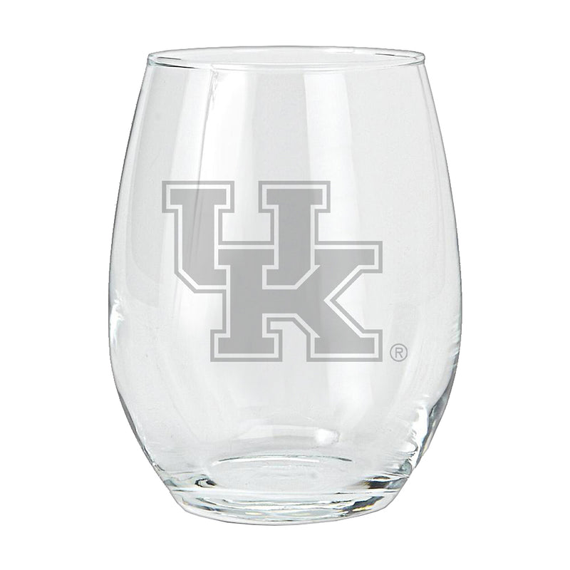 15oz Etched Stemless Tumbler | Kentucky Wildcats COL, CurrentProduct, Drinkware_category_All, Kentucky Wildcats, KY 194207264898 $12.49