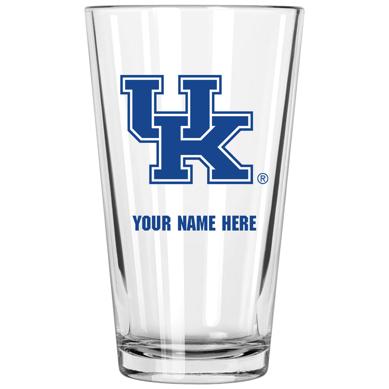 17oz Personalized Pint Glass | Kentucky Wildcats