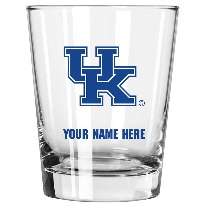 15oz Personalized Stemless Glass | Kentucky Wildcats