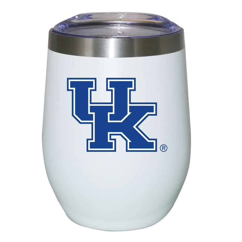 12oz White Stainless Steel Stemless Tumbler | Kentucky Wildcats COL, CurrentProduct, Drinkware_category_All, Kentucky Wildcats, KY 194207624609 $27.49