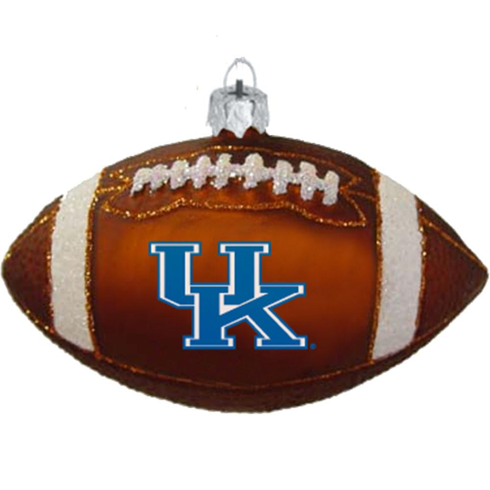 Blown Glass Football Ornament | University of Kentucky
COL, Kentucky Wildcats, KY, OldProduct
The Memory Company