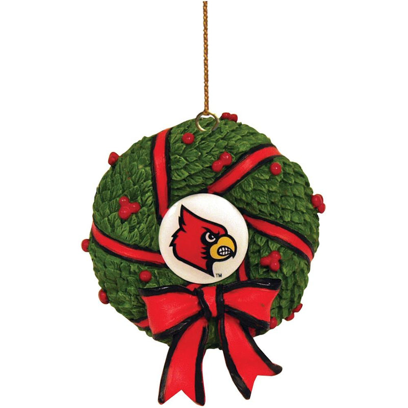 Wreath Ornament - Louisville University
COL, LOU, Louisville Cardinals, OldProduct
The Memory Company
