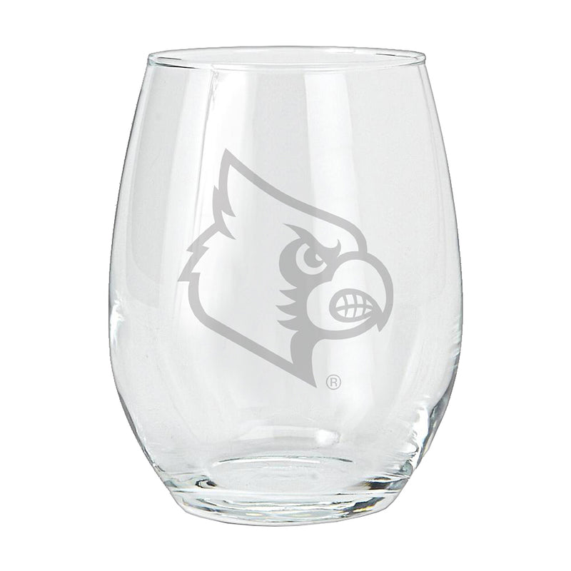 15oz Etched Stemless Tumbler | Louisville Cardinals COL, CurrentProduct, Drinkware_category_All, LOU, Louisville Cardinals 194207264928 $12.49