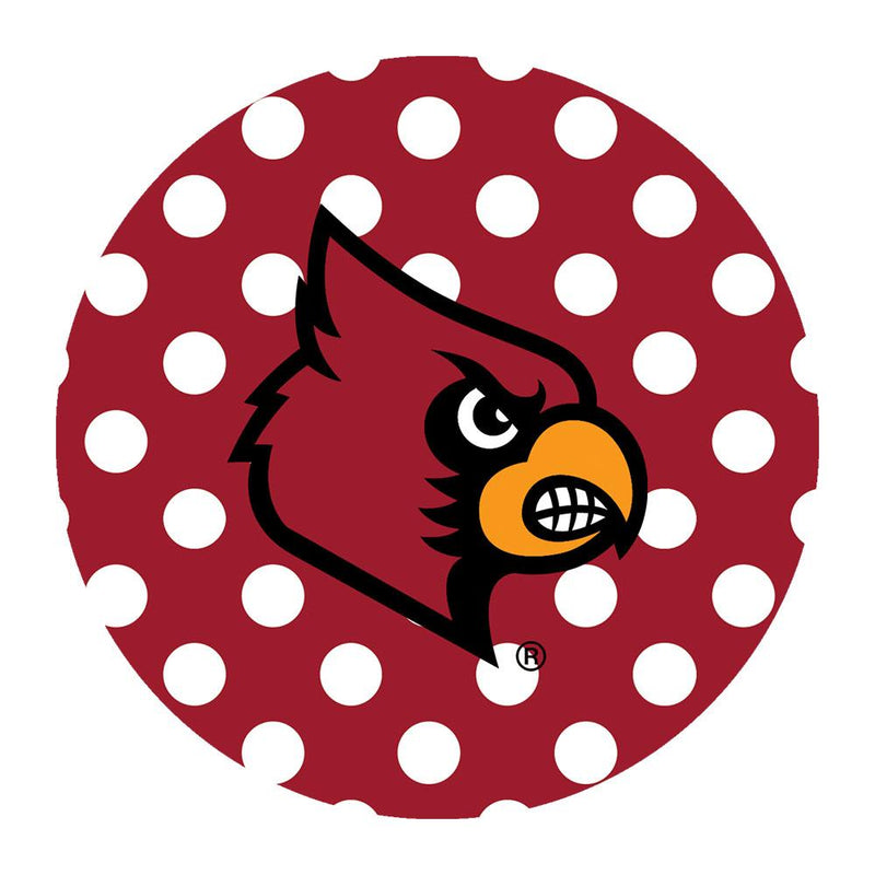 Single Polka Dot Coaster | Louisville University
COL, LOU, Louisville Cardinals, OldProduct
The Memory Company