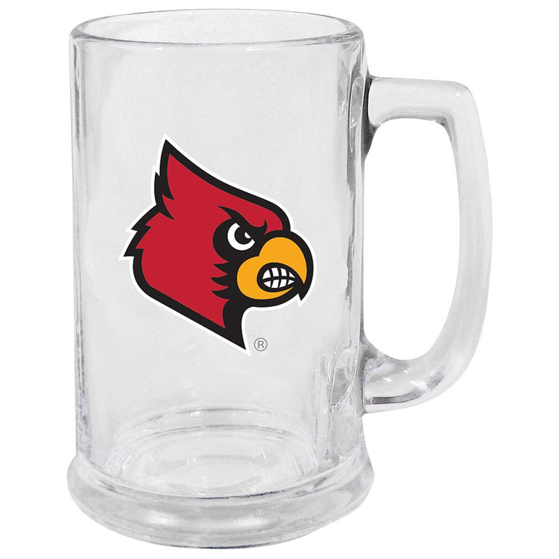 15oz Decal Glass Stein | Louisville Cardinals COL, LOU, Louisville Cardinals, OldProduct 888966755437 $13