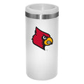 12oz White Slim Can Holder | Louisville Cardinals