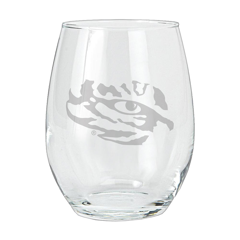 15oz Etched Stemless Tumbler | LSU Tigers COL, CurrentProduct, Drinkware_category_All, LSU, LSU Tigers 194207264935 $12.49