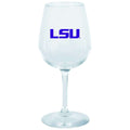 12.75oz Logo Girl Wine Glass LSU COL, Holiday_category_All, LSU, LSU Tigers, OldProduct 888966689268 $12.5