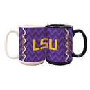 15oz Chevron Design Black Mug | LSU COL, LSU, LSU Tigers, OldProduct 687746113159 $13