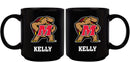 11oz Black Personalized Ceramic Mug | Maryland Terrapins COL, CurrentProduct, Custom Drinkware, Drinkware_category_All, Gift Ideas, MAR, Maryland Terrapins, Personalization, Personalized_Personalized 194207388693 $20.11