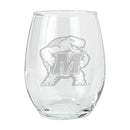 15oz Etched Stemless Tumbler | Maryland Terrapins COL, CurrentProduct, Drinkware_category_All, MAR, Maryland Terrapins 194207264942 $12.49
