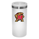 12oz White Slim Can Holder | Maryland Terrapins