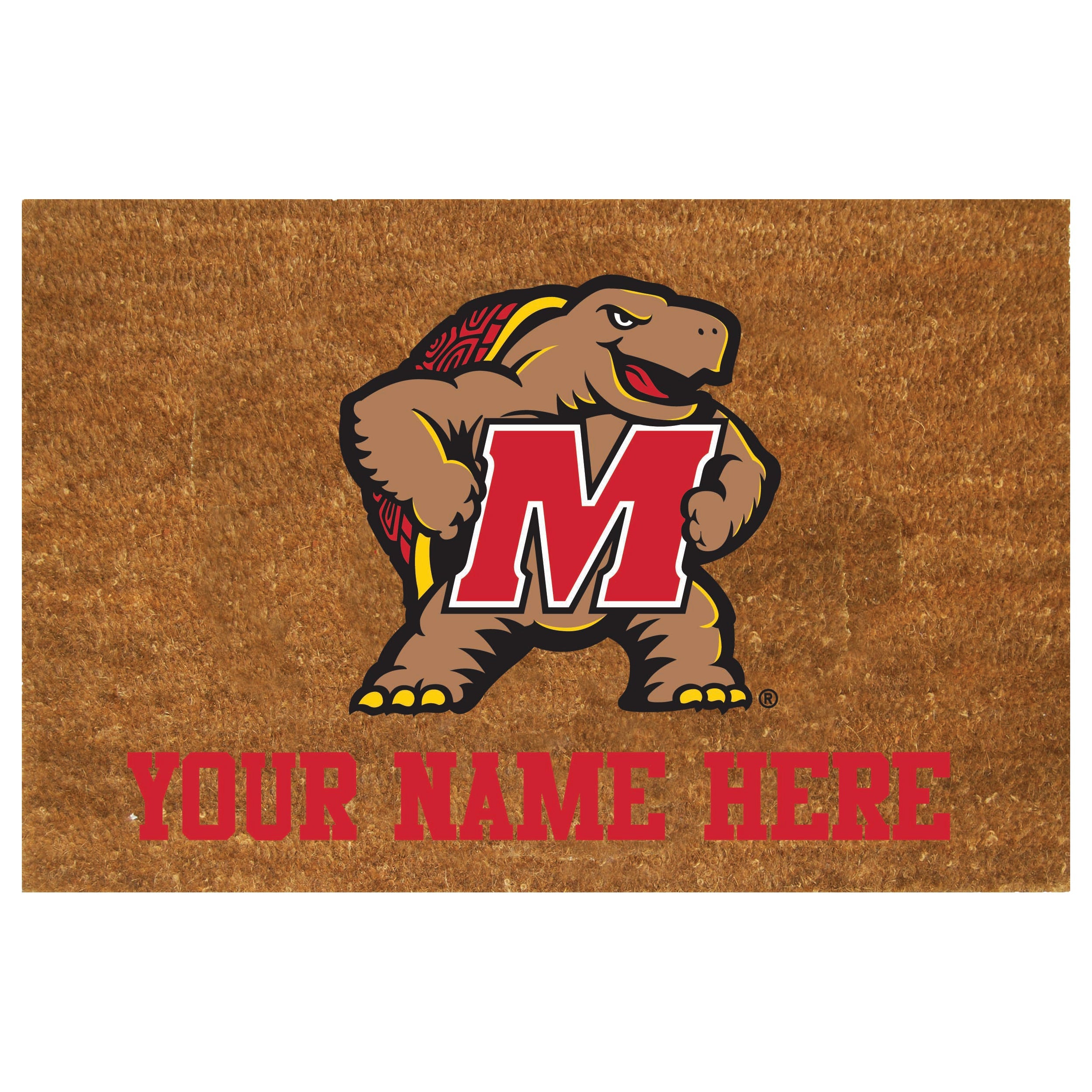 Personalized Doormat | Maryland Terrapins