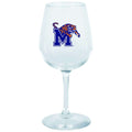 12.75oz Logo Girl Wine Glass Memphis COL, Holiday_category_All, MEM, Memphis Tigers, OldProduct 888966689800 $12.5