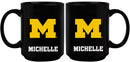 15oz Black Mug | Michigan Wolverines COL, CurrentProduct, Drinkware_category_All, MH, Michigan Wolverines 687746961323 $15.49