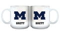 11oz White Personalized Ceramic Mug | Michigan University COL, CurrentProduct, Custom Drinkware, Drinkware_category_All, Gift Ideas, MH, Michigan Wolverines, Personalization, Personalized_Personalized 194207465042 $20.11
