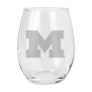 15oz Etched Stemless Tumbler | Michigan Wolverines COL, CurrentProduct, Drinkware_category_All, MH, Michigan Wolverines 194207264966 $12.49