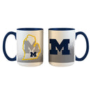 15oz Mug | Michigan Wolverines COL, MH, Michigan Wolverines, OldProduct 888966460676 $14