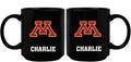 11oz Black Personalized Ceramic Mug - Minnesota COL, CurrentProduct, Custom Drinkware, Drinkware_category_All, Gift Ideas, MIN, Minnesota Golden Gophers, Personalization, Personalized_Personalized 194207388419 $20.11